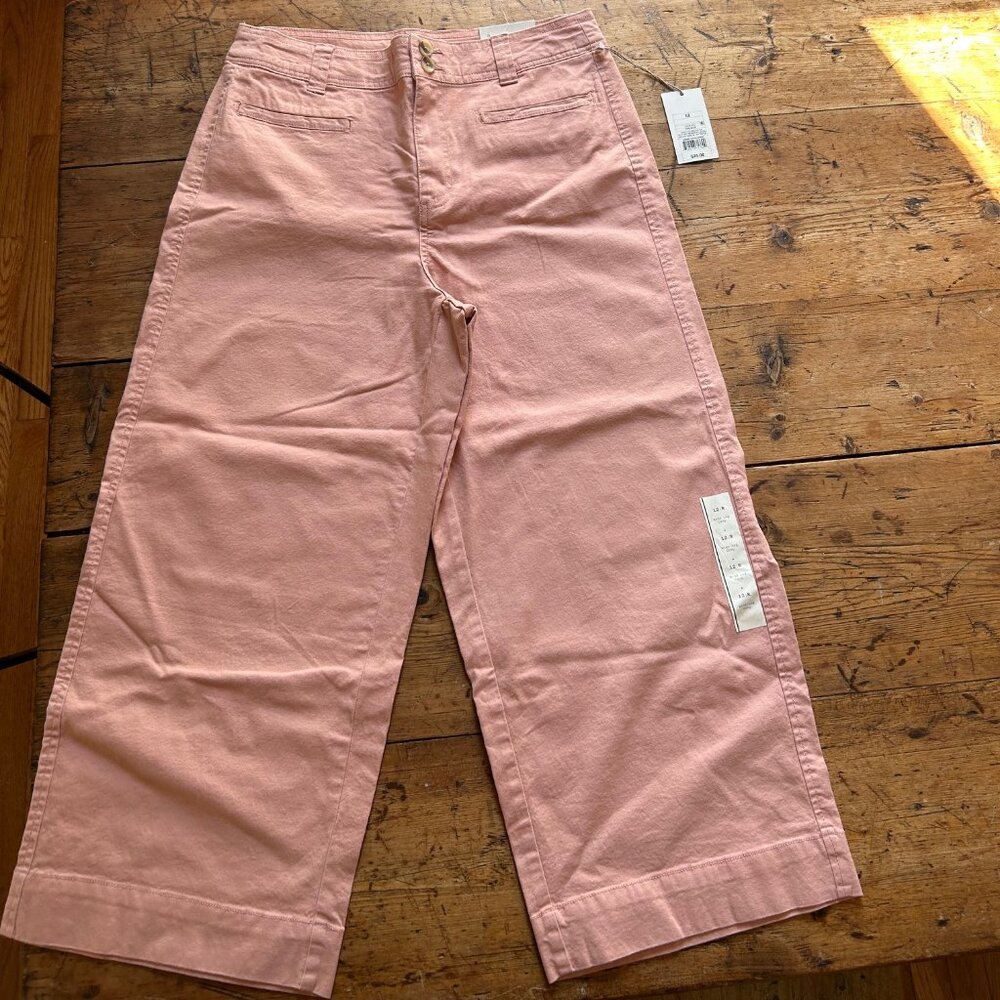 A New Day Cropped Pants Dusty Pink Coral - NWT - Size 12